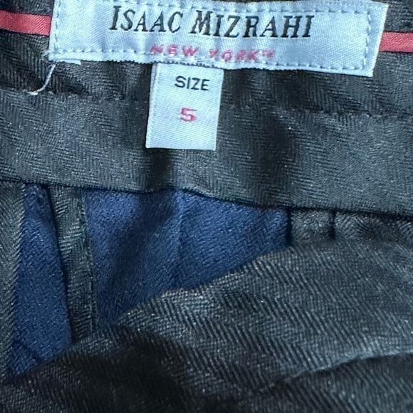 Isaac Mizrahi Dress Pants Boys Navy Blue Size 5 - Picture 2 of 4